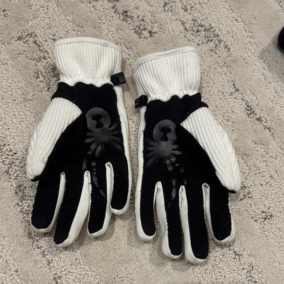 Spyder Snow White Winter Gloves - Picture 2 of 2